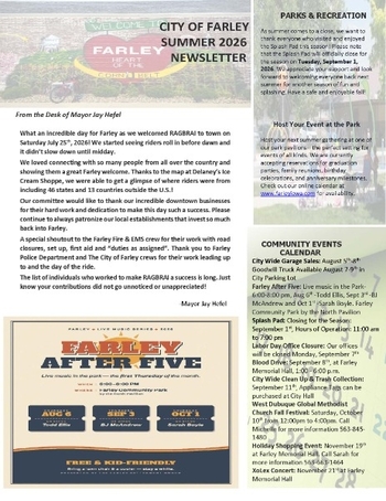 Linked image to Summer 2026 Newsletter